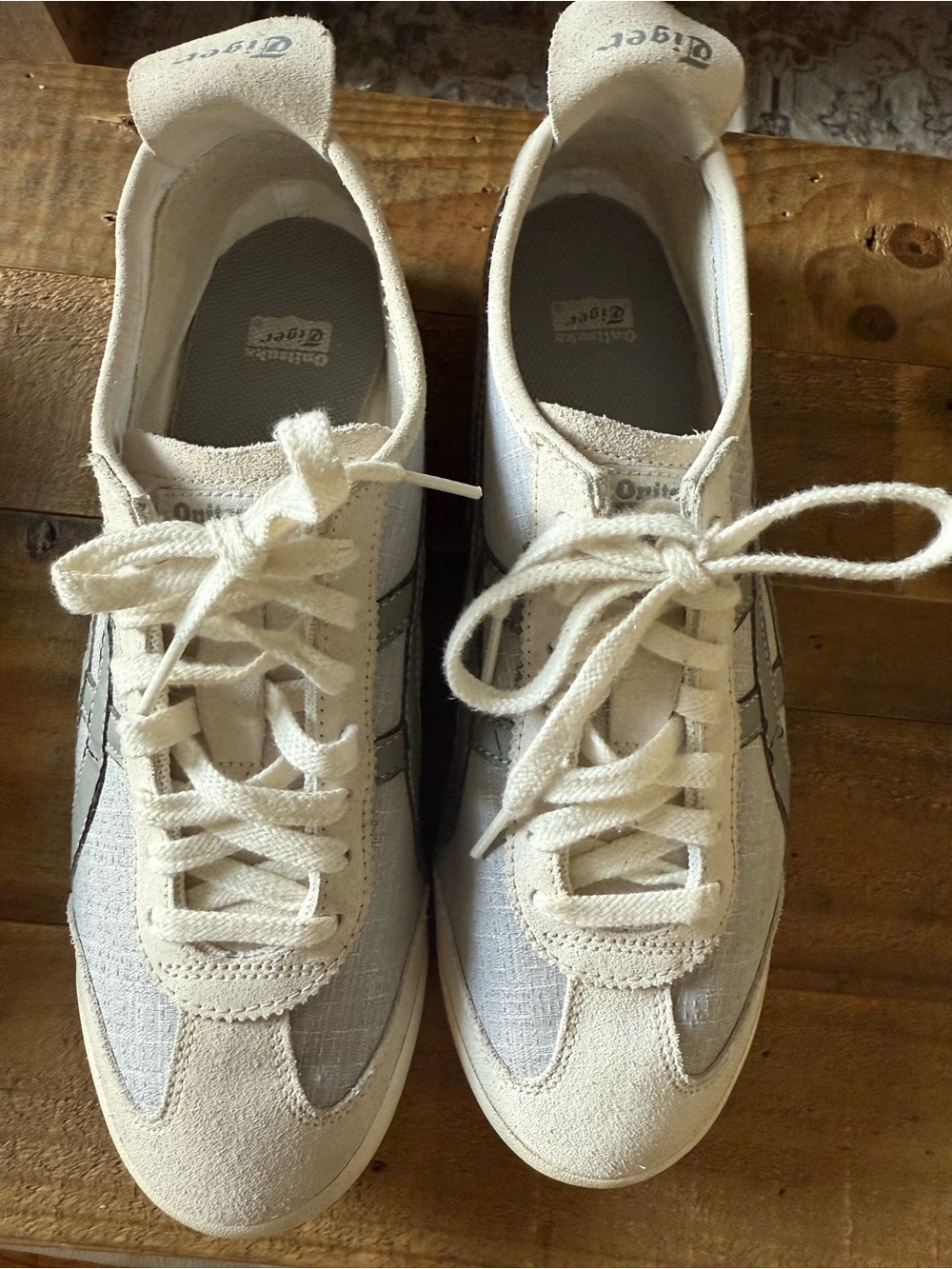 Onitsuka Tiger by Asics Classic Low-Profile Sneakers in Cream White